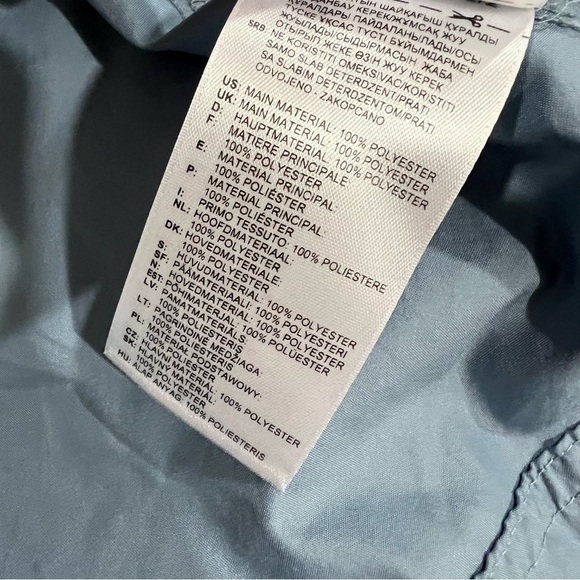 Adidas Running climalite Long Sleeve Zip Jacket Gray Blue Size Large - Picture 9 of 12